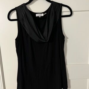 Calvin Klein Black Sleeveless Blouse